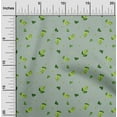 thumbnail image 1 of oneOone Cotton Poplin Fabric Leaves & Grapes Fruits Print Fabric BTY 42 Inch Wide, 1 of 4