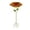Orange, variant on CoreLiving Bird Baths for Outdoors, Metal Flower Garden Stakes Bird Bath for Outside, Decorative Hummingbird Bath Bowl, Sturdy Small Birdbath for Gardening, 1 Pack