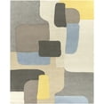 thumbnail image 2 of Hauteloom Indialantic Wool Living Room, Bedroom Area Rug - Modern Geometric - Gray, Beige - 5' x 7'6", 2 of 7