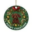 thumbnail image 2 of Navidad divertida decoración Navidad perro patrón colgante árbol de Navidad adornos Wmkox8yii gf6000, 2 of 2
