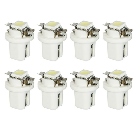 Super Bright Led Bulbs, Direct Replacement for Car Instrument Cluster Panel Lamps, 10 Pieces White Led Lights for Dashboard Gauge Interior Light