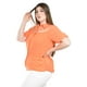thumbnail image 2 of Blusa con trasparencias y bordado Roman Fashion /Tallas Extras, 8039 (Naranja) naranja 40, 2 of 6