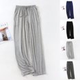 thumbnail image 5 of Mens Modal Pajamas Sleepwear Homewear Pants Sport Gym Yoga Drawstring Trousers, 5 of 11