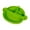 Green, variant on Wovilon New Monkey Children'S Plate, Non Slip Suction Cup, Integrated Baby Separated Food Grade Silicone Plate