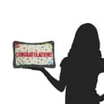 thumbnail image 4 of Congratulations Needlepoint Accent Throw Pillow, 8" x 12", 4 of 5