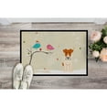 thumbnail image 2 of Carolines Treasures Christmas Presents between Friends Wire Fox Terrier Door Mat Indoor Rug or Outdoor Welcome Mat 18x27, 2 of 2