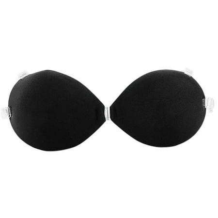 GENEMA Strapless Adhesive Silicone Bra Thick Push Up Front Close Invisible Nipple Cover