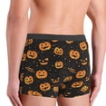 thumbnail image 4 of Men's Boxer Briefs, halloween-pumpkins Soft Comfy Mens Underwear Boxer Briefs Breathable With Widen Waist, 4 of 7