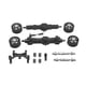 thumbnail image 1 of Accesorios para coche teledirigido 1/10, juego de piezas de coche de juguete, montaje de fijación de dirección, modelo de repuesto, eje de transmisión Negro, 1 of 8