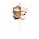 thumbnail image 1 of Tomar té con leche. Selección de pastelitos Star lable Flag en palillos de dientes, 1 of 3