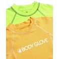 thumbnail image 3 of Body Glove Boys' Short Sleeve Rash Guard Shirt – 2 Pack UPF 50+ Quick Dry Sun and Sand Protection Swim Shirt (2T-14), 3 of 7