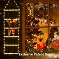 LED Christmas Light Christmas Decorative Ladder Lights with Santa