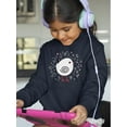 thumbnail image 2 of White Chick W Spiral Wing Hoodie Juniors -Image by Shutterstock,  Medium, 2 of 4