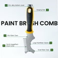 thumbnail image 6 of VOOMEY Paint Roller Cleaner Tool, 5 in 1 Paint Roller Cleaner with Hammer Base, Paint Brush Comb Cleaning Tool for Professional & DIY Painting, 6 of 8