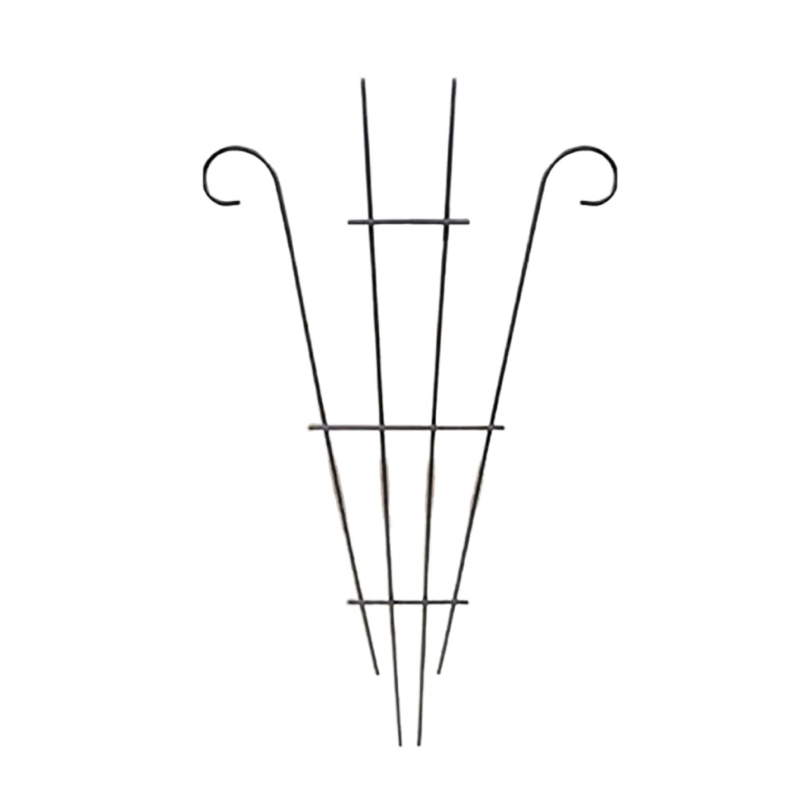 koolsoo Potted Plants Trellis Plant Flower Support for Backyard Indoor Outdoor Patio black