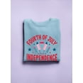 thumbnail image 3 of Fourth Of July Fireworks Sweatshirt Women -Image by Shutterstock, Female Small, 3 of 4