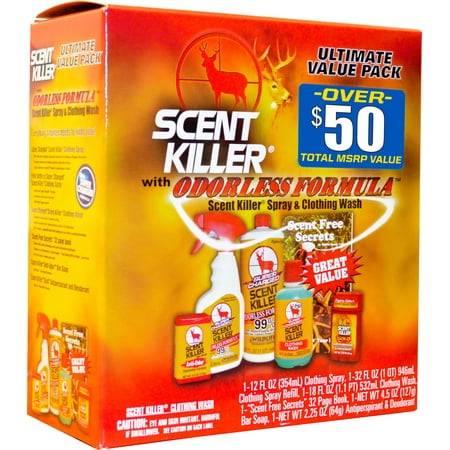 UPC: 0024641806609 | Wildlife Research Super Charged Scent Killer Hunting Scent Elimination – Ultimate Value Pack