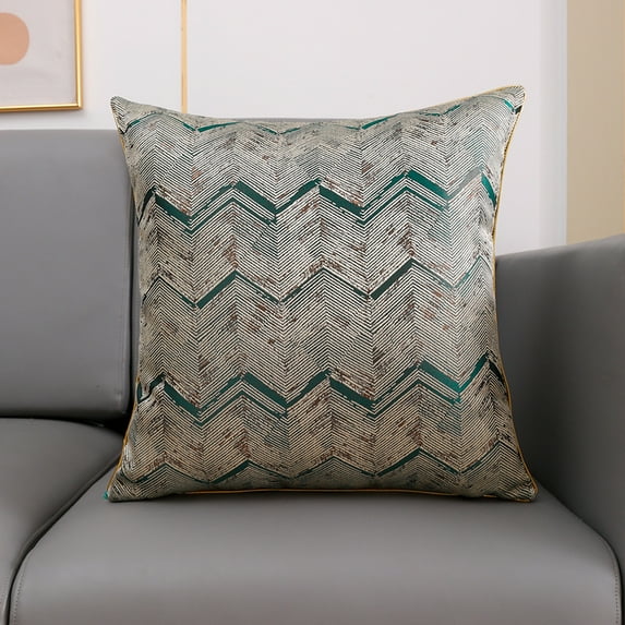 Yidarton 45x45cm Wave Jacquard Pillow Cover Sofa Waist