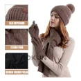 thumbnail image 2 of 3en1 Gorro Bufanda Y Guante Tejido Para El Frío Hombre Mujer, 2 of 6