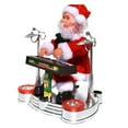 thumbnail image 2 of Adorno de Papá Noel, música eléctrica navideña, adorno de muñeca de Piano de Papá Noel, muñeca de música eléctrica diseñada a medida, 2 of 8