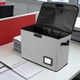 thumbnail image 4 of Caja de almacenamiento de cómics de lino plegable, gran capacidad, fácil de montar. Gris, 4 of 8