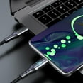 thumbnail image 2 of 65W PD USB C Cable with Digital Display Super Fast Charging Type C Data Cord U7 D5P6, 2 of 9
