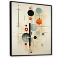thumbnail image 2 of Designart "Harmonic Equilibrium Beige Suprematism I" Abstract Floater Framed Canvas Print, 2 of 7