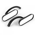 thumbnail image 2 of Rearview Mirror,2pcs Universal Oval Rearview Wing Mirror Side Mirror Rugged and Tough, 2 of 5