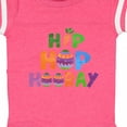 thumbnail image 4 of Inktastic Easter Hip Hop Hooray with Eggs and Carrot Boys or Girls Baby Bodysuit, 4 of 5