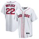 thumbnail image 1 of Camiseta clásica de béisbol blanca de local de Garrett Whitlock de los Boston Red Sox con número de estrella bordado-L, 1 of 2
