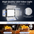 thumbnail image 4 of Kit de iluminación LED para videofotografía GLOSHOOTING con trípode, 4 of 7