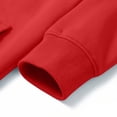 thumbnail image 6 of Mens Sweatshirt Zaewscy Men Long Sleeve Solid Round Neck Pocket Sport Sweatshirts Red M, 6 of 9