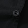 thumbnail image 4 of enyan Uniform Shirts for Boys Boys T Shirts Solid Color Button Down Long Sleeve Back to School Polo Shirt Black,5-6 Years, 4 of 7