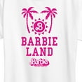 thumbnail image 3 of Barbie - Barbie Land Palm Trees & Sun - Women's Short Sleeve Graphic T-Shirt, 3 of 5