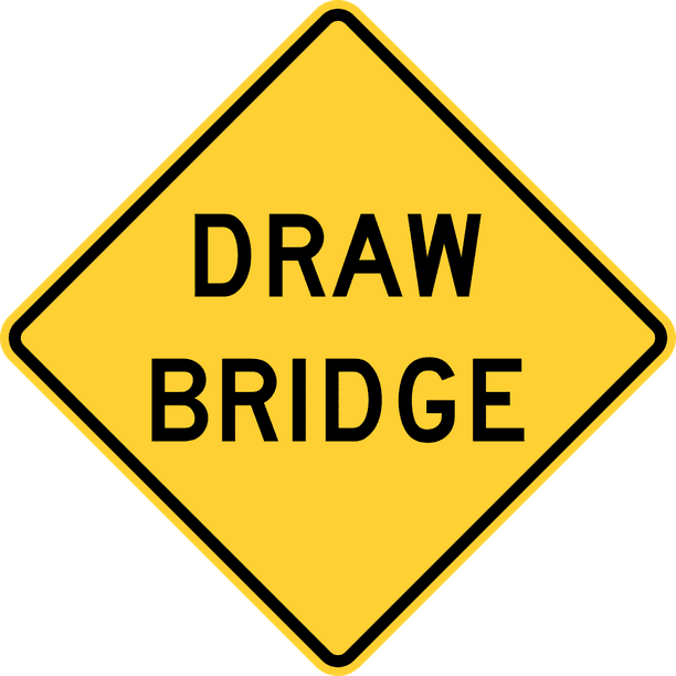 Traffic Signs Draw Bridge Ahead 12 X 8 Aluminum Sign Street Weather Approved Sign 0 04 Thickness 5 Pack Walmart Com Walmart Com Traffic Signs Draw Bridge Ahead 12 X 8 Aluminum Sign Street Weather Approved Sign 0 04 Thickness 5 Pack Walmart Com Walmart Com