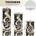 thumbnail image 4 of Black Marble Gold Dot Pattern Kitchen Rugs Sets Of 3,Kitchen Runner Rugs Non Skid Washable,Decorative Kitchen Floor Mats for Kitchen,Sink,Laundry,17"x30"+ 17"x47" + 17"x59", 4 of 6