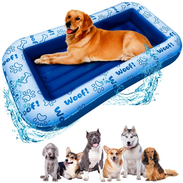 Schwimmer Dog Pool Float – Premium Pool Float for Large Dogs up to 220lbs – Durable & Inflatable Dog Raft for Pool & Lak
