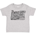 thumbnail image 3 of Inktastic Oregon Word Salad- State Outline Boys or Girls Toddler T-Shirt, 3 of 5