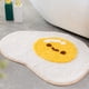 thumbnail image 4 of Kearding Alfombra de baño y cómoda de poliéster para baño y dormitorio, alfombra antideslizante de amplia aplicación Juegos de accesorios de baño estilo sonriente 65*45 cm (0.4 kg), 4 of 6