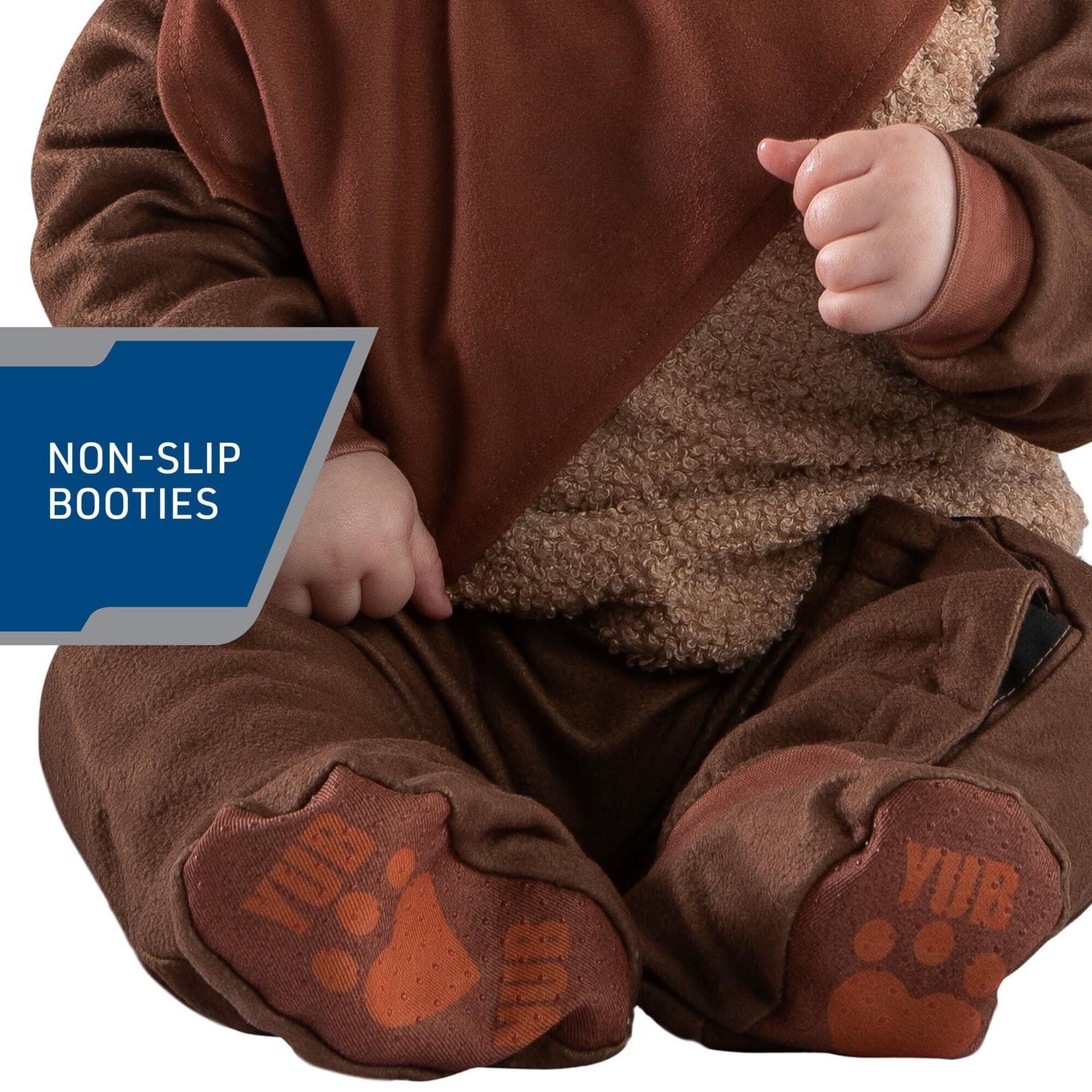 STAR WARS EWOK INFANT COSTUME - Minky Jumpsuit avec écharpe, capuche et chaussons