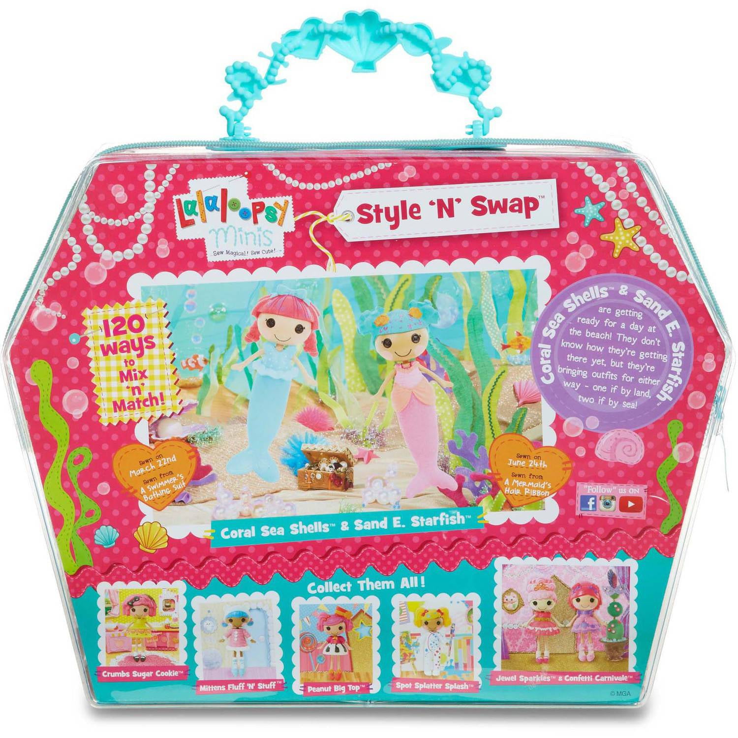 Lalaloopsy Babies Mermaid coral sea shells