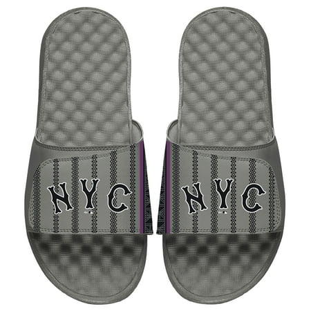 Unisex ISlide Gray New York Mets 2024 City Connect Slide Sandals