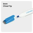 thumbnail image 5 of U Brands Dry Erase Markers, 6 Count, Assorted Colors, Low-Odor, Chisel (5 mm) Tip, 5 of 9