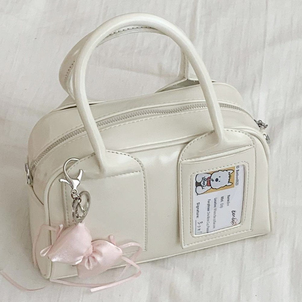 Hzzsbu New Y2K Harajuku Shoulder Bag Women Korean Transparent Ita Bag Crossbody Bag Female Japanese Designer Trend Handbag Purse