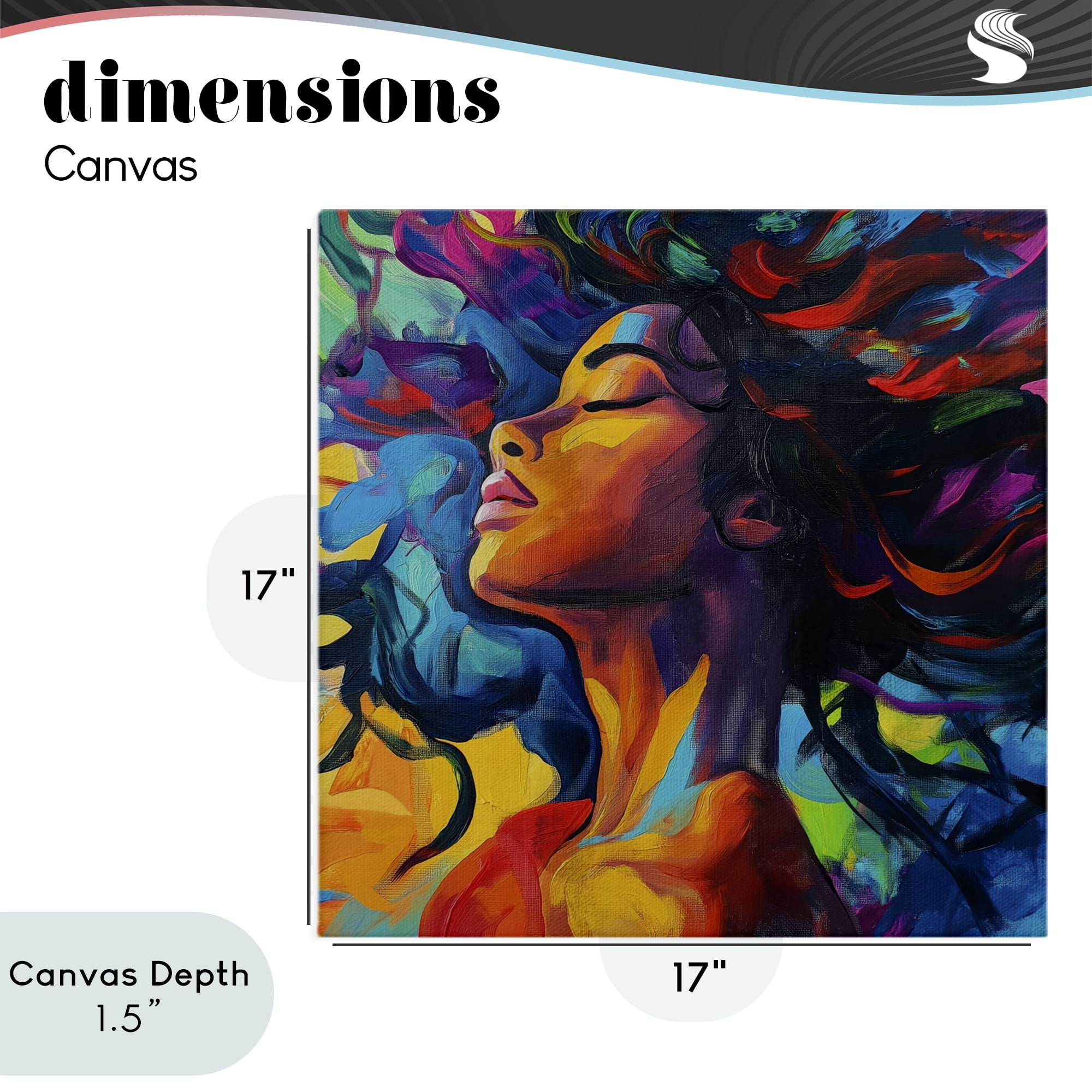 Stupell Industries Radiant Flow Woman Canvas Wall Art, design by Svetlana Aleynikova