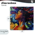 thumbnail image 4 of Stupell Industries Modern Radiant Flow Woman Canvas Art, 17 x 17, by Svetlana Aleynikova, 4 of 8