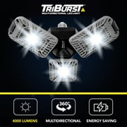 Bell+Howell TRIBURST High Intensity Lighting with 144 LED Bulb, Multi-Directional Triple Panel Light for Indoor and Outdoor, As Seen on TV