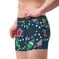 thumbnail image 3 of Kdxio Men's Boxer Briefs with Christmas Print - Comfortable and Breathable Underwear for Everyday Wear, 3 of 7