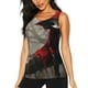 thumbnail image 1 of Fotbe Dark Red Hooded Girl Blusas Sin Mangas para Mujer – Estilo Casual, Corte Suelto, Slim-Fit, Cuello Redondo Deportivo, Tops de Verano para Gimnasio y Yoga-Medium, 1 of 7