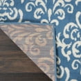 thumbnail image 5 of Nourison Grafix Modern Damask Blue 3'9" x 5'9" Area Rug, (4' x 6'), 5 of 8